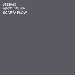 #5B5A63 - Scarpa Flow Color Image